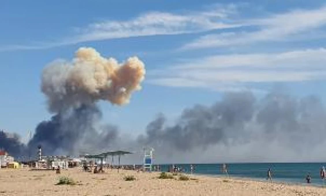 Rusko oznámilo, že výbuchy v muničnom sklade na Kryme boli dôsledkom sabotáže