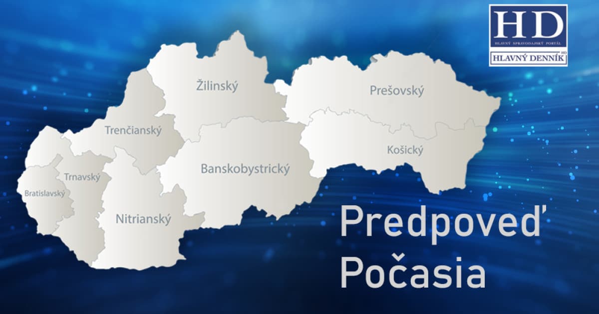 Predpoveď počasia pre Slovensko na utorok 1. septembra