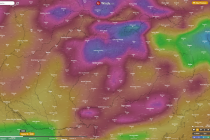 Zajtra cez deň bude prakticky na celom území Slovenska veľmi silný nárazový vietor