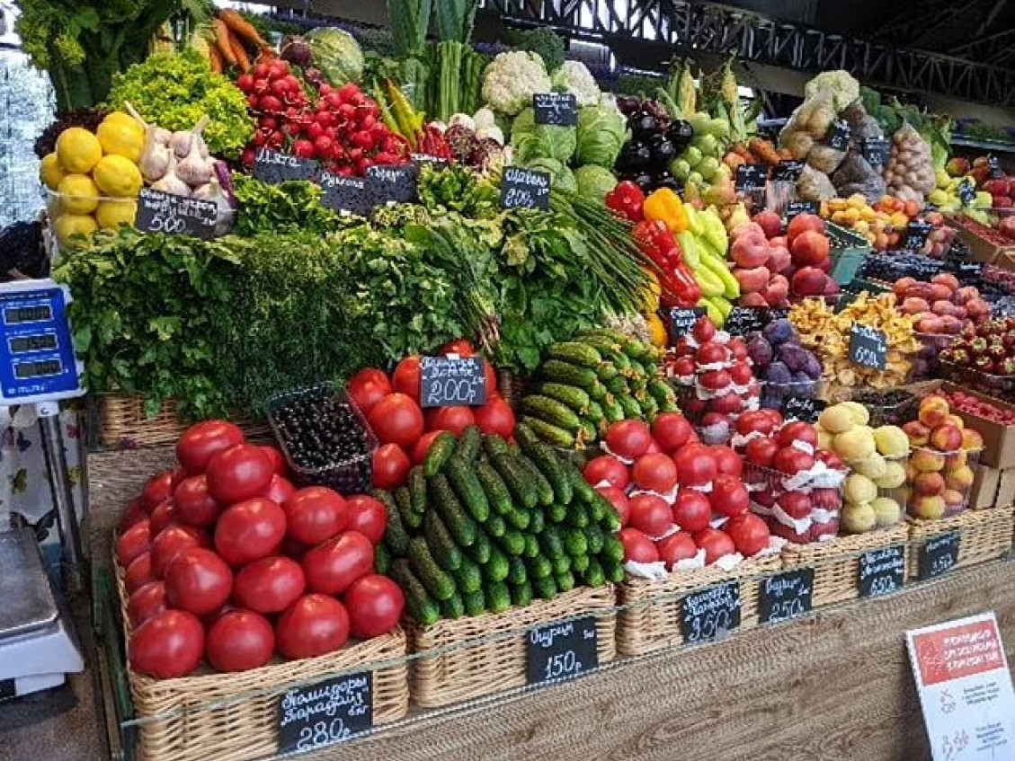 Supermarket v Perme, meste na Urale