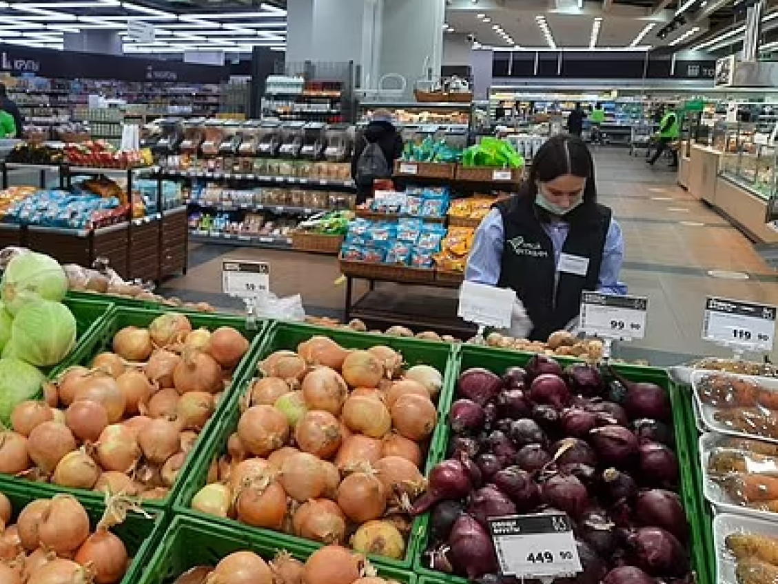 Supermarket v Perme, meste na Urale