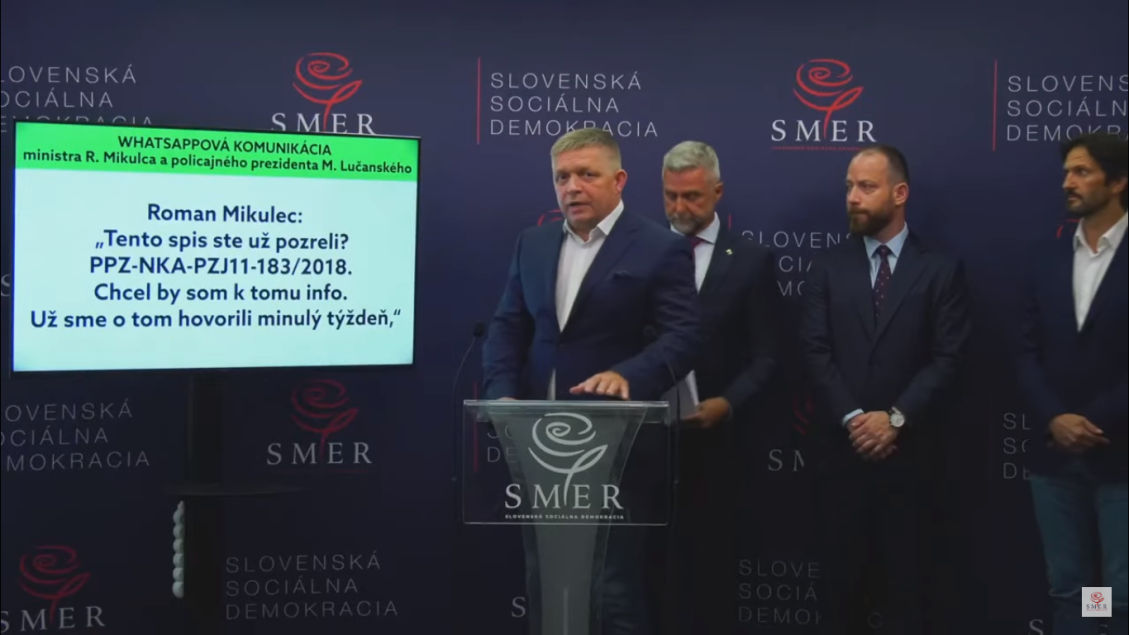 Robert Fico ponúkol dôkazy, že Mikulec ovplyvňoval vyšetrovanie