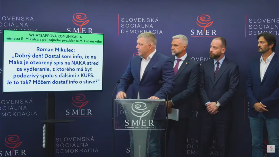 Robert Fico ponúkol dôkazy, že Mikulec ovplyvňoval vyšetrovanie