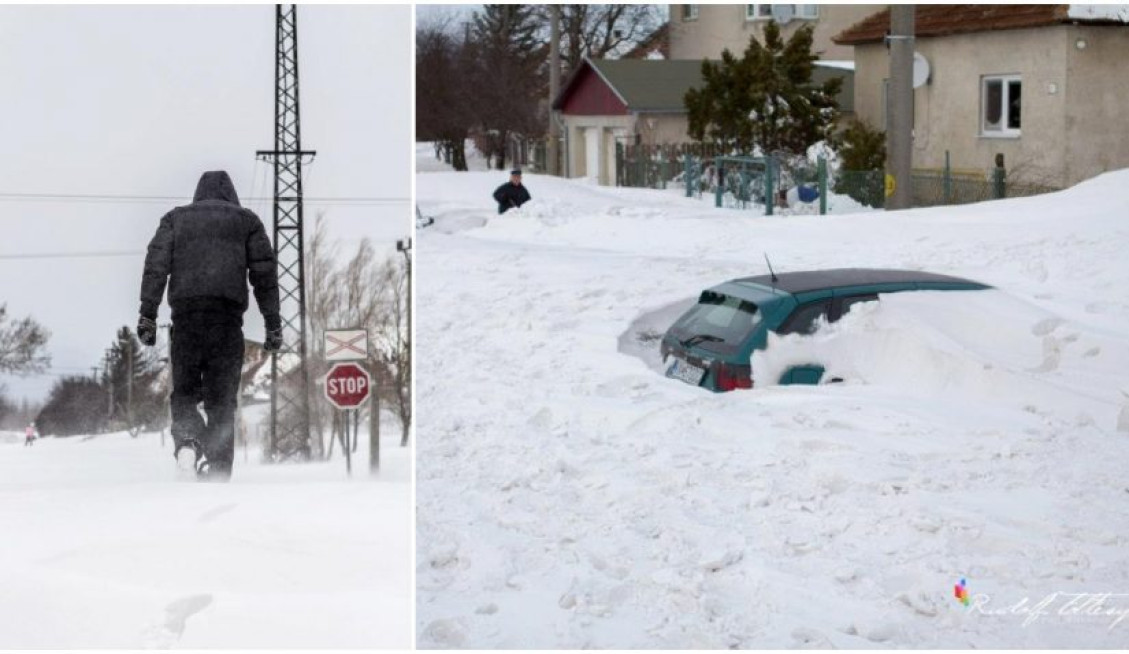 Zimná nádielka v marci 2013 v Zlatnej na Ostrove