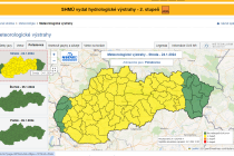 Výstrahy platili len pre dnešok, zajtra už by sa podľa meteorológov mala situácia upokojiť.