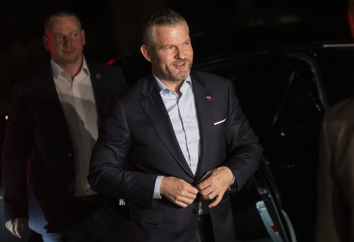 Na snímke predseda Národnej rady (NR) SR a kandidát na prezidenta SR Peter Pellegrini