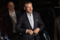 Na snímke predseda Národnej rady (NR) SR a kandidát na prezidenta SR Peter Pellegrini